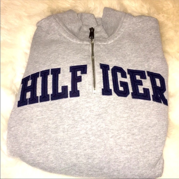 Tommy Hilfiger Half Zip Hoodie - Picture 1 of 6